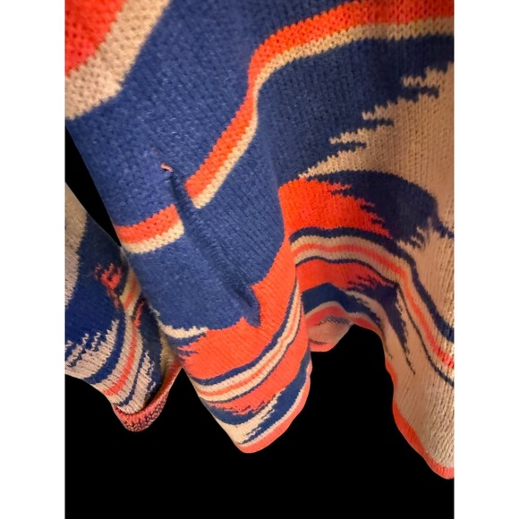Rachel Roy Southwestern Aztec Knit Long Open Cardigan Sweater XS with Pockets - Picture 7 of 9